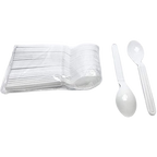 Heavy-weight plastic spoon