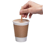 محرك قهوة خشبي