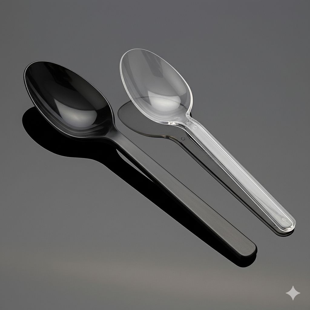 ملعقة بلاستيكية