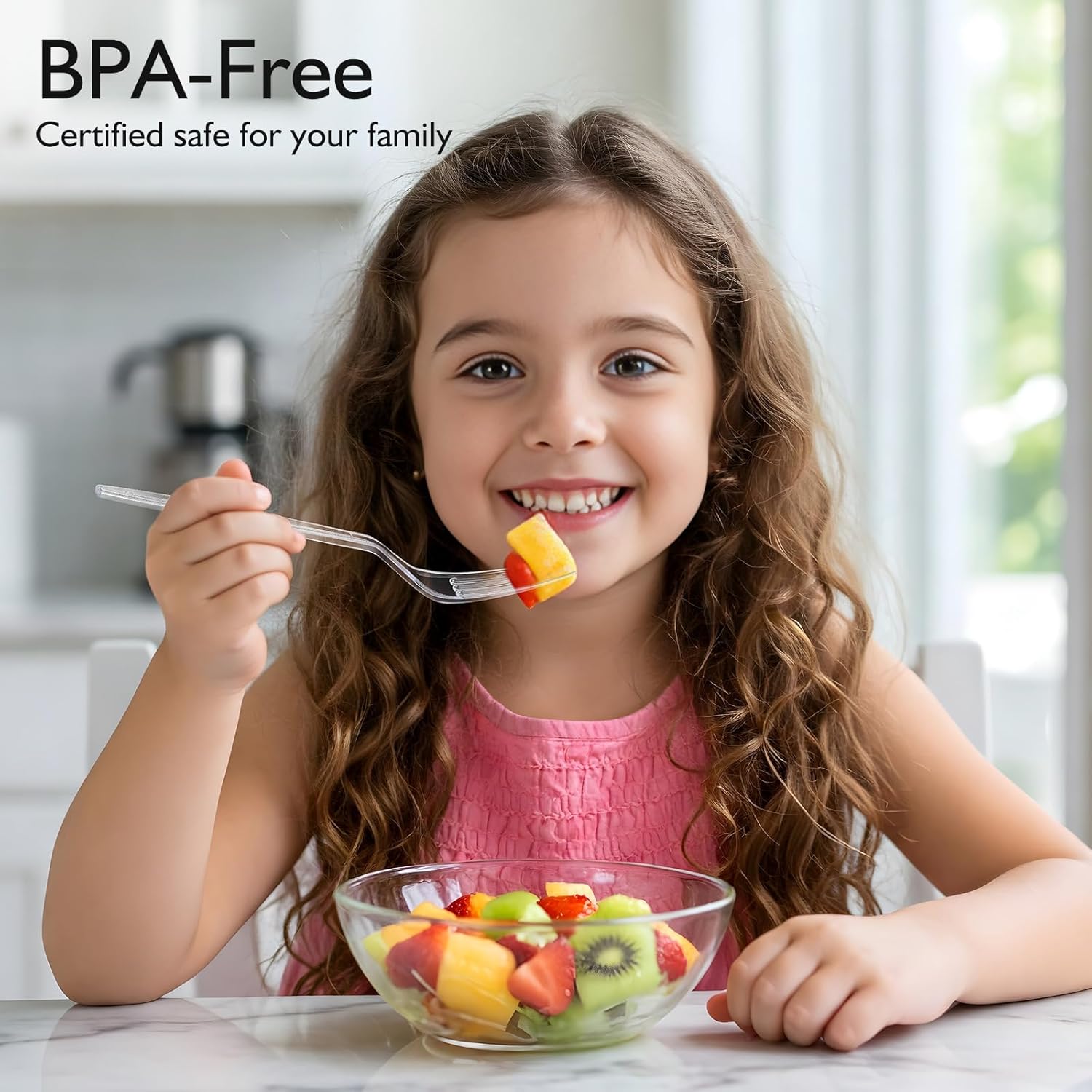 شوكة بلاستيكية