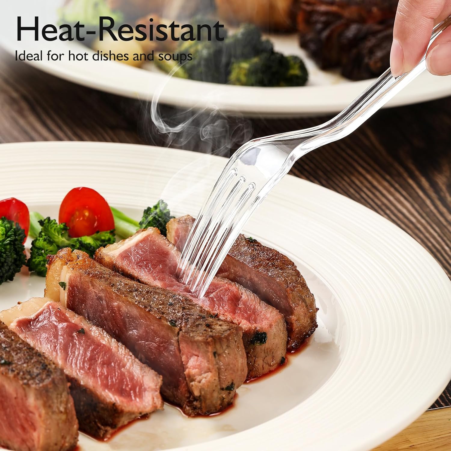 شوكة بلاستيكية