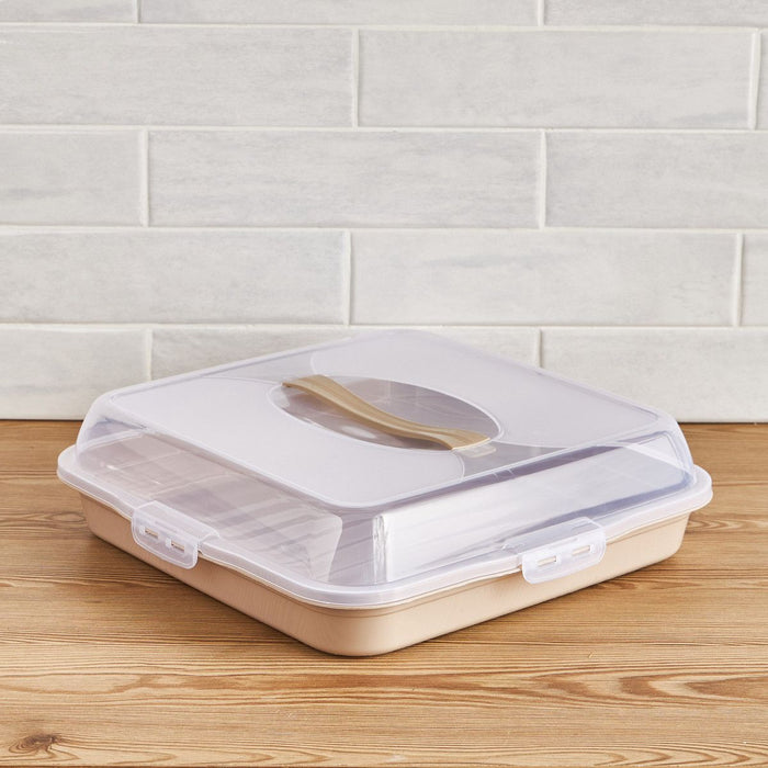 plastic square box for cake and pacnic
