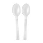 Heavy-weight plastic spoon