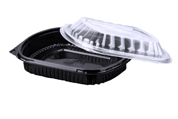 Microwave Meal  Container 1 Section + Lid