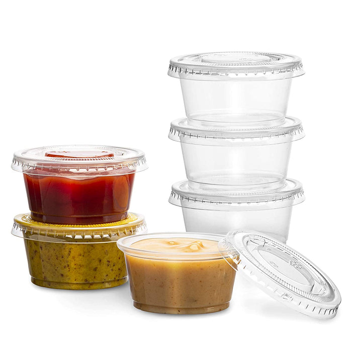 Round Sauce Container
